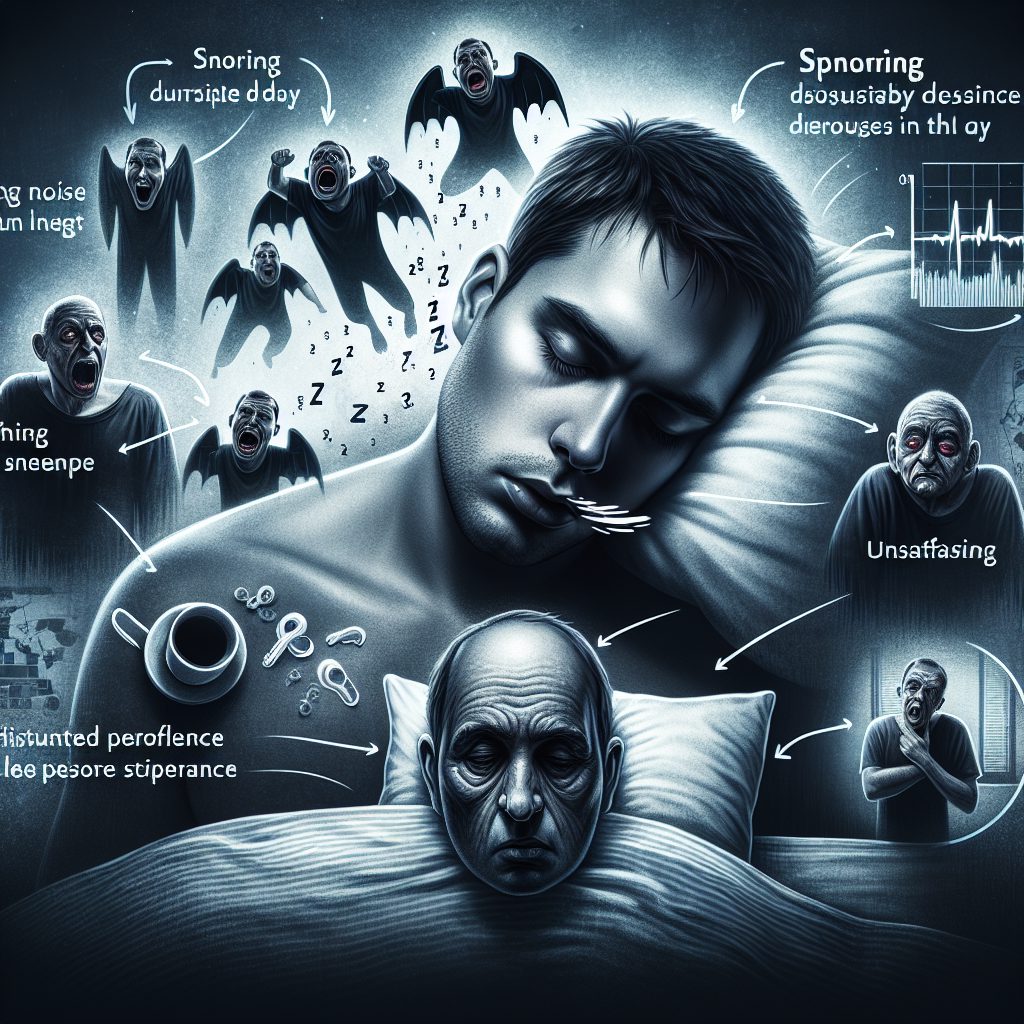 "A photography of the impact of snoring on health and well-being."