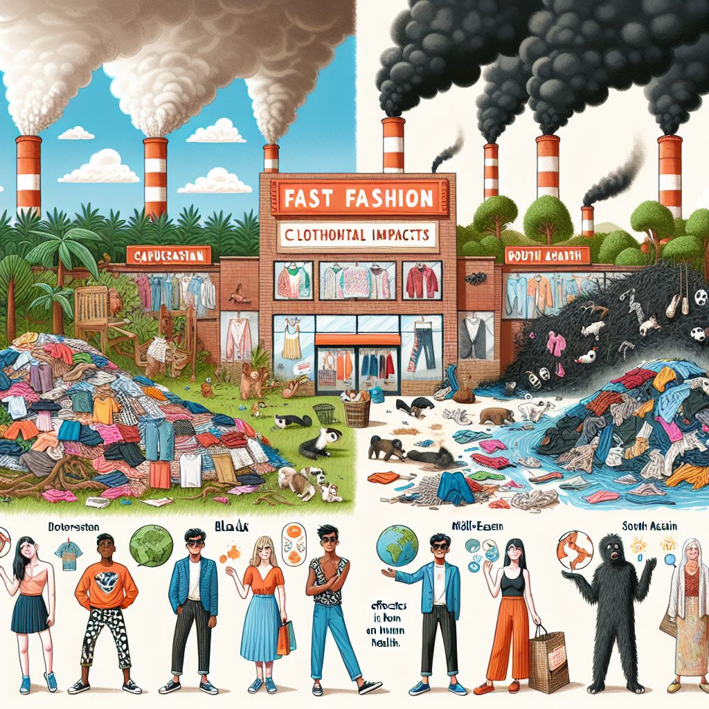 "A snapshot of the fast fashion industry's environmental and health impacts."