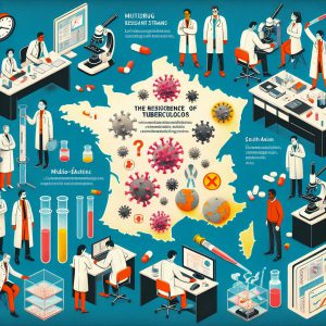 "A snapshot of the resurgence of tuberculosis in France and the challenges of combating multidrug-resistant strains."