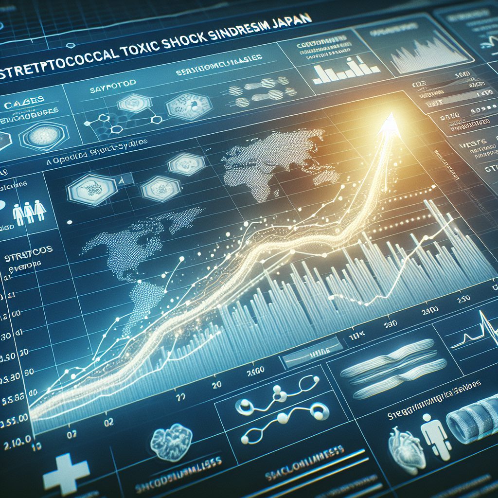 A photography of the alarming rise in Streptococcal Toxic Shock Syndrome cases in Japan.