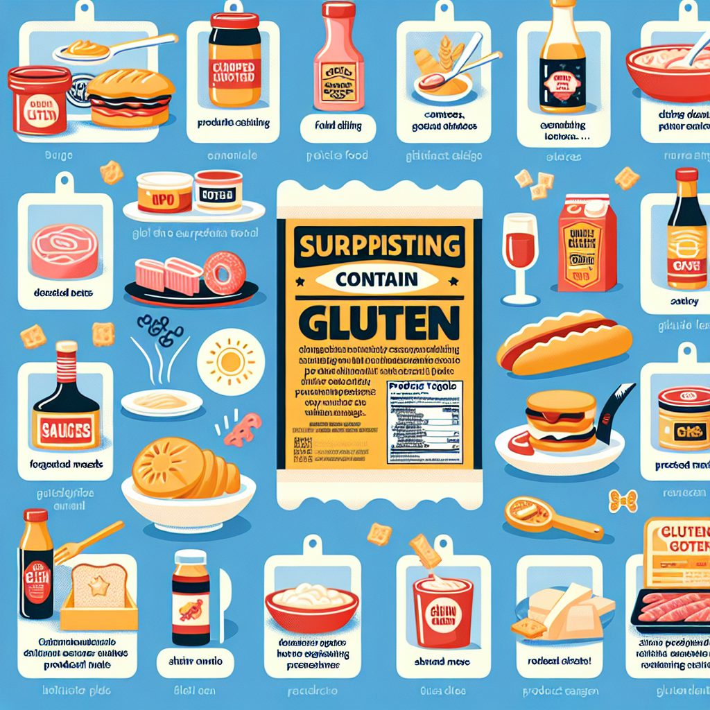 A photography of the hidden gluten in everyday foods can shed light on the importance of reading product labels for those following a gluten-free diet.