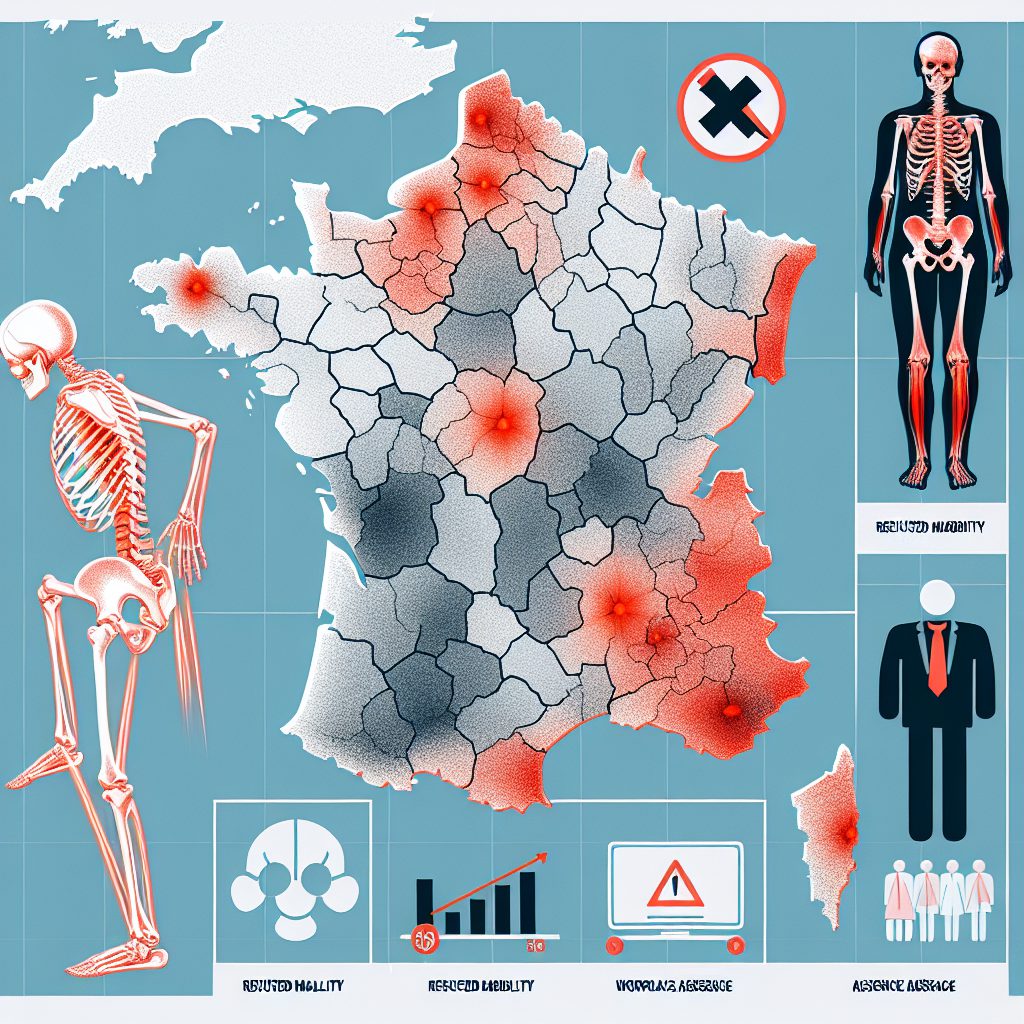 A photography of the prevalence and impact of musculoskeletal disorders in France.