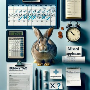 "A photography of the controversial 'bunny tax' measure aiming to reduce missed medical appointments."