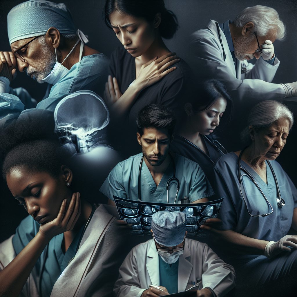 "A photography of the silent struggles within the medical field."