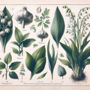 "A photography of the distinguishing features of wild plants is crucial in order to prevent any potential confusion between edible and toxic species such as wild garlic and lily of the valley."