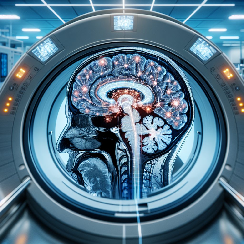 "A photography of ground-breaking medical imaging advancements at the CEA near Paris unveils the extraordinary details of the human brain accessible through the world's most powerful MRI machine."