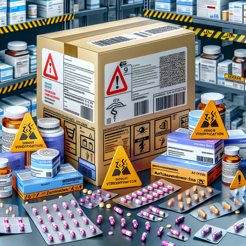 A photography of the potential risks associated with a packaging error in the anti-epileptic drug, Dépakine, highlights the importance of verification systems in the pharmaceutical process.