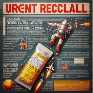 "An urgent recall alert for a potentially hazardous kit of scoubidous due to elevated levels of DEHP, a harmful chemical, sold by the popular brand Action across France, emphasizing the paramount importance of product safety in the world of children's toys."